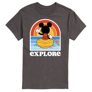 Men's - Disney - Mickey Kayak Explore Short Sleeve Graphic T-Shirt - 1 of 4