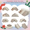 Whisen 7-Piece Kids Tongue-Shaped Soft Foam Crawling and Climbing Toy Set & Soft Play Equipment, Suitable as a Gift, Indoor or Outdoor Use - Brown - 2 of 4