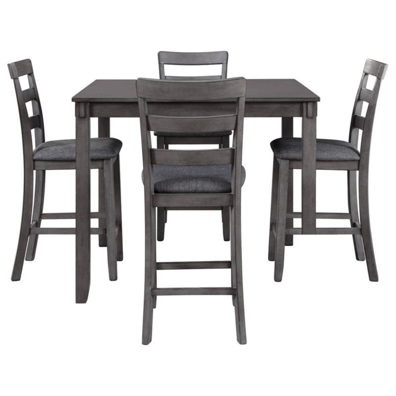 Set of 5 Bridson Counter Height Dining Table and Barstools Gray - Signature Design by Ashley, 3 of 12