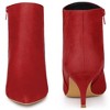 Perphy Women's Elegant Pointed Toe Side Zip Stiletto Heels Ankle Booties - 2 of 4