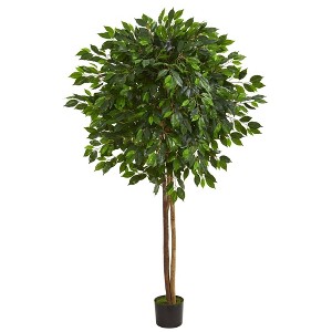 Nearly Natural 6.5-ft Ficus Artificial Tree - 1 of 1