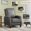 Spruce & Spring Push Back Recliner Chair with Nailhead Trims for Living Room - 3 of 4
