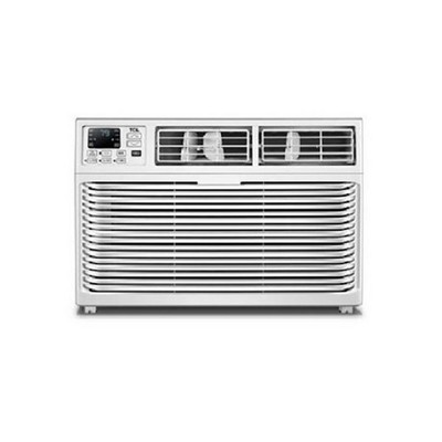 TCL 10,000 BTU 3 Fan Speed 8 Directional 450 Square Feet Coverage Cooling Window Air Conditioner with Reusable Filter LED Display, White, 10W3E1-A