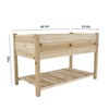 Gulches Raised Garden Bed Planter Box with Legs & Storage Shelf Wooden Elevated Vegetable Growing Bed - 3 of 4