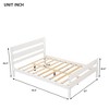 Wood Platform Bed with Headboard and Footboard RE-ModernLuxe - 3 of 4