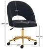 LOVMOR Upholstered Home Office Chair - 4 of 4
