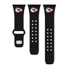 NFL Kansas City Chiefs Apple Watch Compatible Silicone Band - Black
 - 2 of 3
