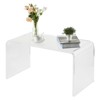 2025 New Update Acrylic Coffee Table, U-Shaped Clear Acrylic End Table - 2 of 4
