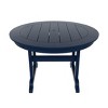 WestinTrends 5 Piece Outdoor Patio Dining Round Table and Modern Armchair Set - 4 of 4