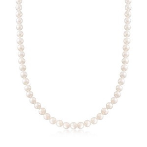 Ross-Simons 6-7mm Cultured Pearl Necklace With 14kt Yellow Gold - 1 of 4
