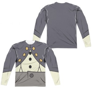 Men's Over The Garden Wall Wirt Costume Tee (Frontback Print) Long Sleeve Costume T-Shirt - 1 of 4