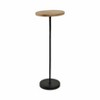 Sagebrook Home 25" Metal and Wood Round Table Brown/Black: Novelty Hand-Painted, No Assembly Required - image 3 of 4