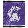 Winona State University Logo Dots Silky Touch Blanket White 50x60 - 2 of 4