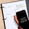 1" Notebinder Flex Quad Rule Black - Five Star: Flexible Binder with 10 Pockets, 3 Ring, Page Divider, 200 Sheet Capacity - 2 of 4