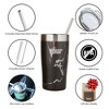 Healthy Human Stainless Steel Tumbler with Straw & Lid |(20oz, Black Onyx) - 2 of 4
