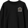 Modelo Espiritu Luchador Since 1925 Crew Neck Long Sleeve Black Adult Sweatshirt - image 3 of 4