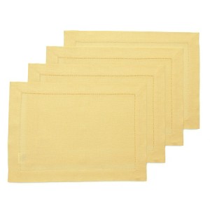 Solino Home Linen Classic Hemstitch Placemats - 1 of 4
