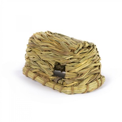 Prevue Pet Products 1096 Nature's Hideaway Grass Hut Toy, Small, 4 x 7 x 3.5