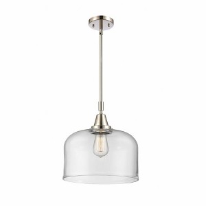 Bell - 1 Light Stem Hung Mini Pendant In Industrial Style-14.13 Inches Tall and 12 Inches Wide - 1 of 1