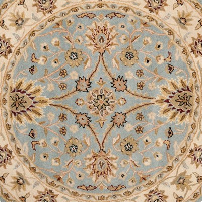 light blue/ivory