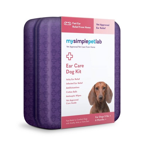 Antiseptic ear clearance wash for dogs