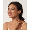 Dangle Earrings for Women- 14K Gold Plated Butterfly Heart Star Hoop Chain Tassel Design Long Dangle Earrings - 4 of 4