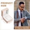 Unique Bargains PU Leather Soft Portable Travel 1 Slot Watch Storage Case - 2 of 4