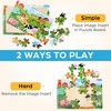 BenBen Wooden Jigsaw Puzzles for Kids 3-6, 6 Pack 24 Pcs Preschool Learning Educational Toys - 4 of 4
