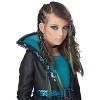 California Costumes Clip-In Braids (Green/Grey) - 2 of 2