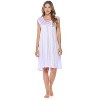 Casual Nights Women's Sleeveless Flower Satin Nightgown - 2 of 4