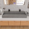ALFI ABCO1019 4 Piece Solid Concrete Gray Matte Bathroom Accessory Set - 2 of 4