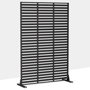 Dovelina Metal Outdoor Privacy Screen Freestanding Garden Privacy Screen - 1 of 4
