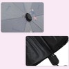 Unique Bargains Portable Umbrella Floral Print Manual Retractable - 4 of 4