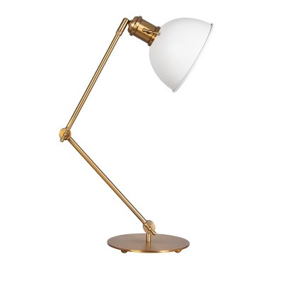 Metal Desk Lamp Antique Brass - Threshold™