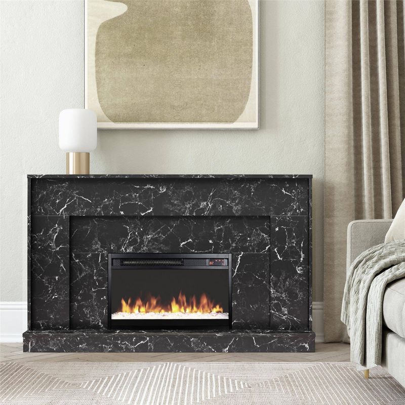 Liberty Mantel Fireplace Black Marble - CosmoLiving by Cosmopolitan, 2 of 8