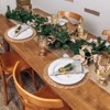 Aoibox Round Woven Placemats Set of 6,Handmade Natural Wicker Placemats for Holiday Wedding Home,Slip Heat Resistant Rattan Chargers for Dinner Plates - 2 of 4