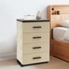 YIYIBYUS Multi-tier Storage Cabinet with Wheels, Dresser With 4 Drawers for Bedroom Living Room - 3 of 4