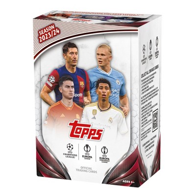 Topps Uefa Club Competitions 2023/2024 Value Box | 7 Packs 