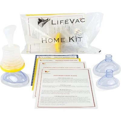 Image of LifeVac Choking Rescue Device Home Kit for Kids and Adults | First Aid Airway Blockage Assist Device with Practice Mask Included