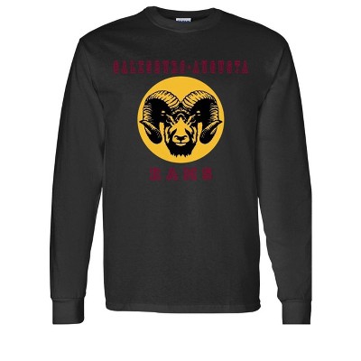 Adult Muskegon High School Big Reds Name Essential Long Sleeve T
