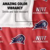 New Jersey Institute Of Technology Logo Pattern Silky Touch Blanket White 50x60 - 4 of 4