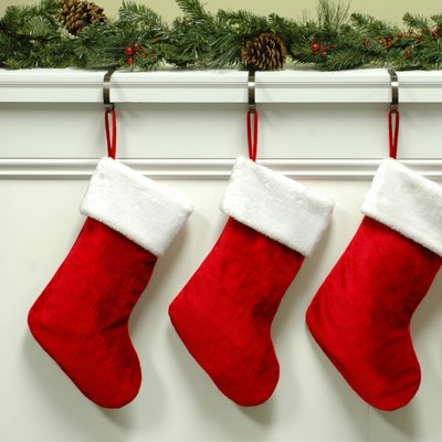 Classic Red and White Adjustable Christmas Stocking