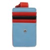 Disney Vegan Leather Wallet, ID Card Holder, Goofy Movie Max Pose Red Blue Black - 3 of 4