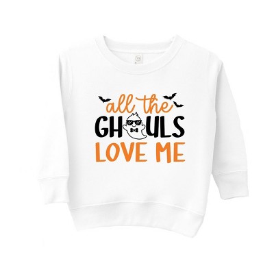 The Juniper Shop All The Ghouls Love Me Bats Toddler Graphic Sweatshirt