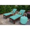 Casual Cushion Stripe Sunbrella Fabric 1-Piece Indoor/Outdoor Lumbar Pillow, 22"W x 9"L - 2 of 4
