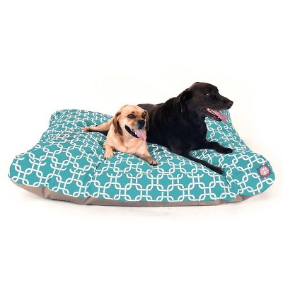 Majestic Pet Links Rectangle Dog Bed - Teal - Extra Large - XL