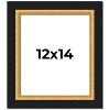 PosterPalooza | Embellished Brown Picture Frame - UV Acrylic, Foam Board Backing, Hanging Hardware - 2 of 4