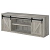 59" Wood TV Stand with 2 Drawers and Open Shelving, Durable Smooth Finish and Timeless Design for Living Room and Bedroom - 3 of 4