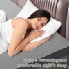 SEVOBAL Mattresses Extra Firm Mattress Topper High Density Foam for Back Support and Pressure Relief for Bedroom, Gray, 74"*54"*2" - 3 of 4