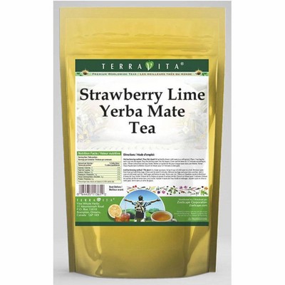 TerraVita Strawberry Lime Yerba Mate Tea (25 tea bags, ZIN: 558090, 1-Pack)